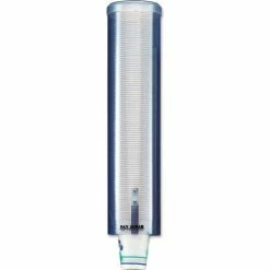 San Jamar Large Water Pull-Type Cup Dispenser With Removable Cap - Pkg Qty 6
