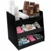 Advantus Vertical Condiment Organizer, 14-1/2"W x 11-3/4"D x 15"H, Black -Dispensers & Organizers Sales 196079 Z