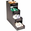 Vertiflex Products Narrow Condiment Organizer, 8 Compartments, 6"W x 19"D x 16"H, Black -Dispensers & Organizers Sales 216209 Z
