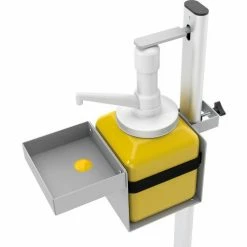 Global Industrial™ Touch Free Condiment Dispenser With 8-1/2"W x 11"H Frame, Silver -Dispensers & Organizers Sales 243230 01 2