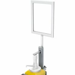 Global Industrial™ Touch Free Condiment Dispenser With 8-1/2"W x 11"H Frame, Silver -Dispensers & Organizers Sales 243231 02 1