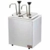 Server Products Server 79890, Insulated Bar, 2 Stainless Steel Pumps-2 Deep Fountain Jars, Thick/Thicker Condiments -Dispensers & Organizers Sales 30359475