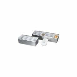 Alegacy 79305 - Insert For Bar Caddy, Plastic, 1 Pint, 5-3/4"D x 3"W x 3"H - Pkg Qty 12