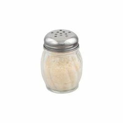 Alegacy 802XPL - 6 Oz. Cheese Shaker, Swirl Plastic, Package of 24 - Pkg Qty 3