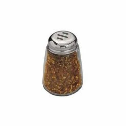 American Metalcraft 3309 - Spice Shaker, 8 Oz., Glass, With Stainless Steel Top
