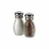 American Metalcraft BHM2 - Salt & Pepper Shaker, 2 Oz., Glass, W/Stainless Steel Top -Dispensers & Organizers Sales AIM BHM2