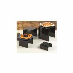 American Metalcraft BRS2 - Riser Set, Four Piece, Black Acrylic