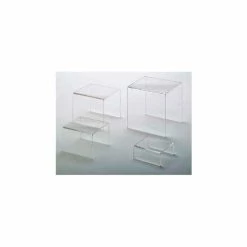 American Metalcraft CRS1 - Riser Set, Four Piece, Clear Acrylic