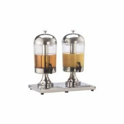 American Metalcraft JUICE2 - Juice Dispenser, Double Style, (2) 8-1/2 Qt Dispensers