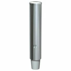 American Specialties ASI® Stainless Steel Surface Mounted Paper Cup Dispenser - 0002-SM -Dispensers & Organizers Sales AME 0002 SM
