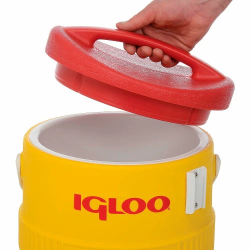 Igloo 431 - Beverage Cooler, Insulated, Yellow / Red, 3 Gallons 5 Igloo 431 - Beverage Cooler, Insulated, Yellow / Red, 3 Gallons - Image 3
