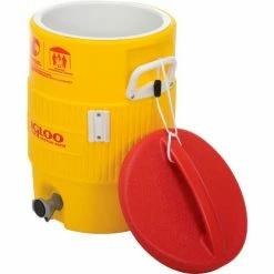 Igloo 48153 - Water & Beverage Cooler, Heat Stress Solution, Yellow, 5 Gallons -Dispensers & Organizers Sales B335584 02 1