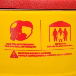 Igloo 48153 - Water & Beverage Cooler, Heat Stress Solution, Yellow, 5 Gallons -Dispensers & Organizers Sales B335584 05 1