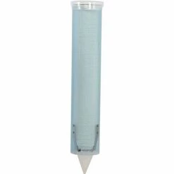San Jamar C4160TBL - Small Pull-Type Water Cup Dispenser, Arctic Blue - Pkg Qty 12 -Dispensers & Organizers Sales B378449 02