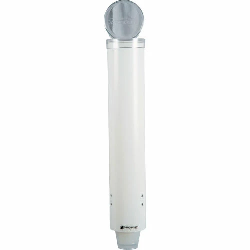 San Jamar C4160WH, Small Pull-Type Water Cup Dispenser, 3-5 oz., White - Pkg Qty 12 4 San Jamar C4160WH, Small Pull-Type Water Cup Dispenser, 3-5 oz., White - Pkg Qty 12 - Image 2