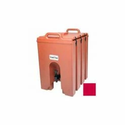 Cambro 1000LCD158 - Camtainer Beverage Dispenser, Insulated, 11-3/4 Gal., 20-3/4x16-1/4x24-3/4, Red