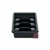 Cambro 1120CBR131 - Cutlery Box, 4 Compartments, 11-3/8"L x 20-7/16"W x 3-3/4"H, Dark Brown - Pkg Qty 12 -Dispensers & Organizers Sales CAB 1120CBR131