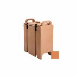 Cambro 350LCD157 - Camtainer Soup Carrier, No Spigot, 3-3/8 Gallon, 16-1/2x9x18-3/8, Coffee Beige