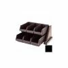 Cambro 6RS6110 - Organizer Rack, with 6 Bins, 20-1/8 x 17-1/4 x 9-1/4, Black -Dispensers & Organizers Sales CAB 6RS6110