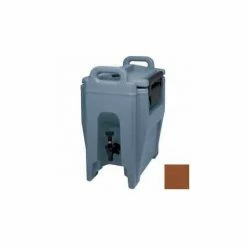 Cambro UC250131 - Ultra Camtainer Beverage Carrier, Insulated Plastic, 2-3/4 Gal., Dark Brown