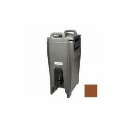 Cambro UC500131 - Ultra Camtainer Beverage Carrier, Insulated Plastic, 5-1/4 Gallon, Dark Brown