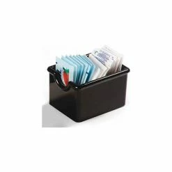 Carlisle 455003 - Sugar Caddy, Holds 20 Packets, Black - Pkg Qty 24