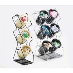 Cal-Mil 1025-3-39 Iron Cylinder Display 4-3/4"W x 8"D x 20"H Silver 3 Cylinder Silver