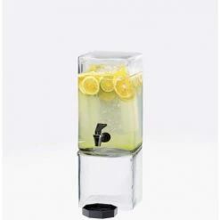 Cal-Mil 1112-3 Square Clear Beverage Dispenser 3 Gallon 7"W x 9"D x 26-1/2"H