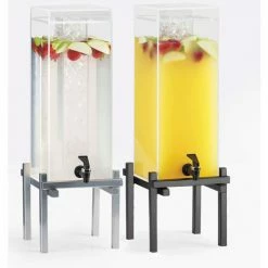 Cal-Mil 1132-3-13 One by One Iced Beverage Dispenser 3 Gallon 10-1/4"W x 10-1/4"D x 25-1/2"H Black
