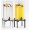 Cal-Mil 1132-3-74 One by One Iced Beverage Dispenser 3 Gallon 10-1/4"W x 10-1/4"D x 25-1/2"H Silver -Dispensers & Organizers Sales CP6 1132 3 74