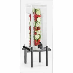 Cal-Mil 1132-5INF-13 One by One 5 Gallon Dispenser 11-5/8"W x 11-7/8"D x 28-7/8"H Black