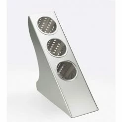 Cal-Mil 1232 Stainless Cylinder Display 6"W x 12"D x 15-1/2"H