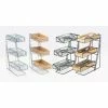 Cal-Mil 1235-13-60 3 Tier Flatware Display With Bamboo Bins 5-1/4"W x 14"D x 18"H Black -Dispensers & Organizers Sales CP6 1235 13 60