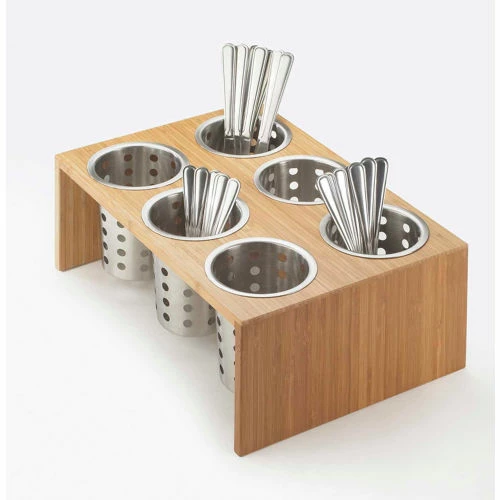 Cal-Mil 1425-3-60 Bamboo 3 Cylinder Display 16"W x 5-1/2"D x 6"H 3 Cal-Mil 1425-3-60 Bamboo 3 Cylinder Display 16"W x 5-1/2"D x 6"H