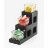 Cal-Mil 1486-96 Midnight Jar Display 5"W x 14"D x 13"H -Dispensers & Organizers Sales CP6 1486 96