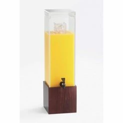 Cal-Mil 1527-3-52 Westport Beverage Dispensers 3 Gallon 8-1/4"W x 9-3/4"D x 26-3/4"H Dark Wood