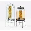 Cal-Mil 1580-2INF-13 Soho Infusion Beverage Dispenser 2 Gallon 10"W x 12"D x 20-1/2"H Black Base -Dispensers & Organizers Sales CP6 1580 2INF 13