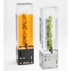 Cal-Mil 1602-1INF-55 Squared Infusion Beverage Dispenser 1-1/2 Gal. 7-1/2"W x 9-1/2"D x 22-3/4"H S/S