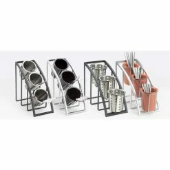 Cal-Mil 1747-3-39 Mission Vertical Display 7"W x 13"D x 13"H Silver