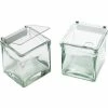 Cal-Mil 1807 Optional Glass Jar Lid with Notch 4"W x 4"D x 1/4"H - Pkg Qty 3 -Dispensers & Organizers Sales CP6 1807