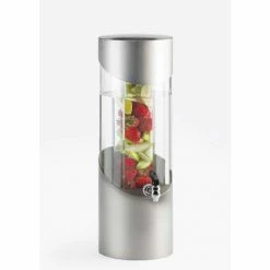 Cal-Mil 1990-3INF-55 Round Stainless Steel Infusion Dispenser 3 Gallon 8-1/4"W x 10-1/2"D x 23-1/2"H