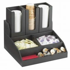 Cal-Mil 2019-96 Midnight Condiment Station 15"W x 14-3/4"D x 9-3/4"H