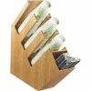 Cal-Mil 2051-60 Bamboo Cup, Lid, and Straw Organizer 4-1/2"W x 20"D x 19-1/2"H -Dispensers & Organizers Sales CP6 2051 60