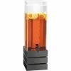 Cal-Mil 3301-3-96 Midnight Bamboo Crate 3 GAL. Beverage Dispenser W/Ice Chamber 8"W x 8"D x 25-1/2"H 2 Cal-Mil 3301-3-96 Midnight Bamboo Crate 3 GAL. Beverage Dispenser W/Ice Chamber 8"W x 8"D x 25-1/2"H -Dispensers & Organizers Sales CP6 3301 3 96