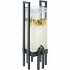 Cal-Mil 3302-3-13 One by One Acrylic Beverage Dispenser W/Ice Chamber 9"W x 9"D x 28-1/2"H Black 2 Cal-Mil 3302-3-13 One by One Acrylic Beverage Dispenser W/Ice Chamber 9"W x 9"D x 28-1/2"H Black -Dispensers & Organizers Sales CP6 3302 3 13