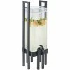 Cal-Mil 3302-3-74 One by One Acrylic Beverage Dispenser W/Ice Chamber Slv Frame 9"W x 9"D x 28-1/2"H 1 Cal-Mil 3302-3-74 One by One Acrylic Beverage Dispenser W/Ice Chamber Slv Frame 9"W x 9"D x 28-1/2"H -Dispensers & Organizers Sales CP6 3302 3 74