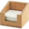 Cal-Mil 3309-60 Bamboo Napkin Holder 6-1/4"W x 6-1/4"D x 5-1/2"H -Dispensers & Organizers Sales CP6 3309 60