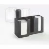 Cal-Mil 375-12 Classic Napkin and Lid Organizer 13-1/4"W x 5-1/4"D x 8"H Clear -Dispensers & Organizers Sales CP6 375 12