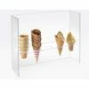 Cal-Mil 394 - Cone Holder with Guard 20"W x 4"D x 16"H -Dispensers & Organizers Sales CP6 394