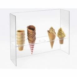 Cal-Mil 394 - Cone Holder with Guard 20"W x 4"D x 16"H